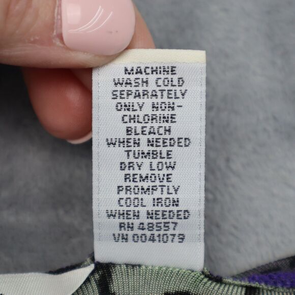 French Laundry Shirt Womens XL Purple Printed Boat Neck Sleeveless Tank Top - Picture 7 of 15